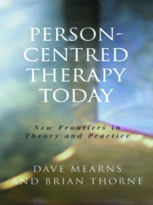 cover image of Person-Centred Therapy Today